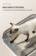 Ruime Gesloten Kattenbak met Privacy Ontwerp