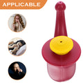 Yoga Neti Pot Nasal Rinsing Nose Wash Sinus Irrigation Red Horn Cleaner Plastic Yoga Neti Pot Nose Cleaner Nasal Rinsing Wash