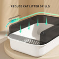 Ruime Gesloten Kattenbak met Privacy Ontwerp