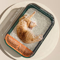 Ruime Gesloten Kattenbak met Privacy Ontwerp